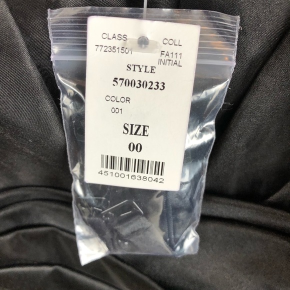 NWT White House Black Market Black Strapless Cocktail Dress 00 - Picture 9 of 10